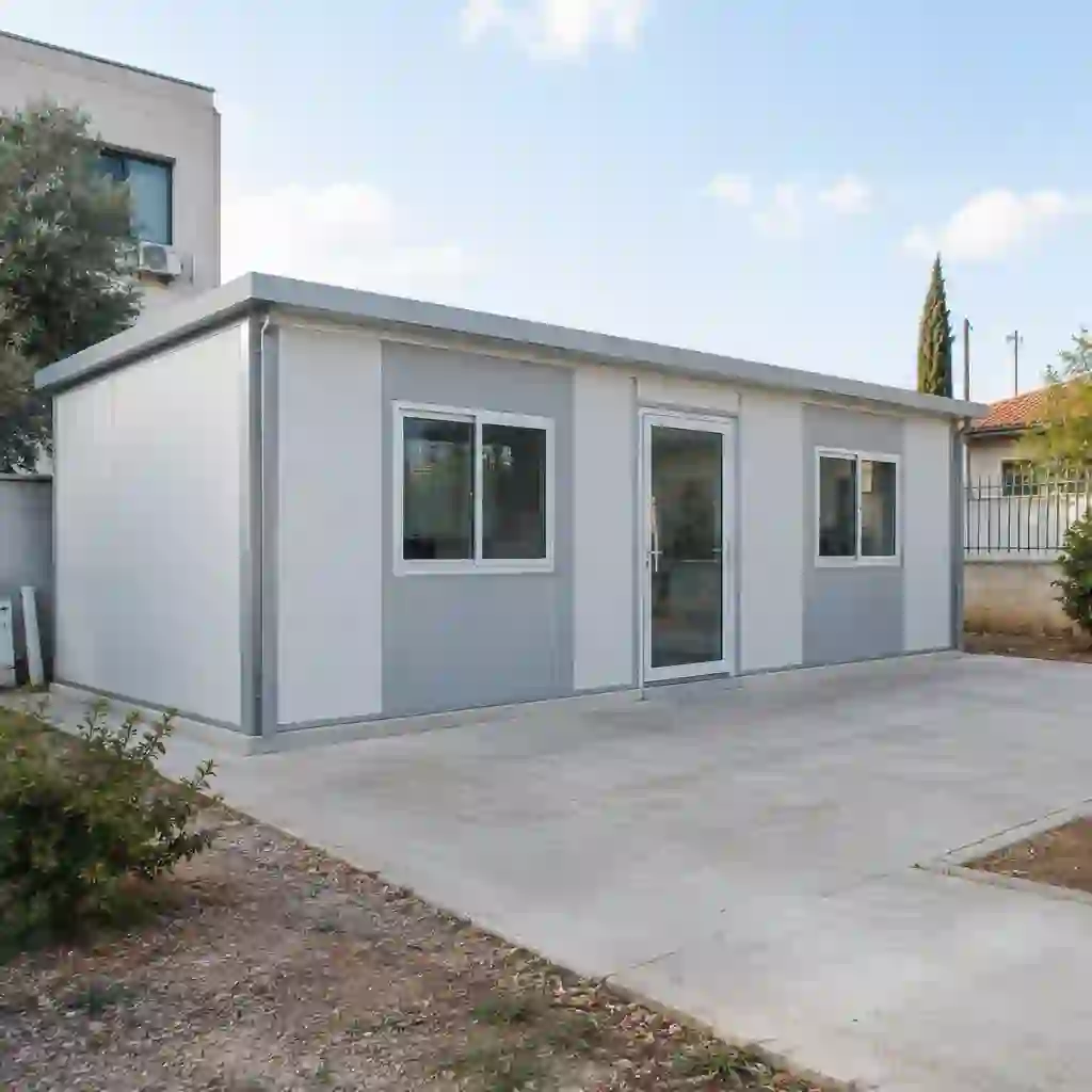הדמיה להמחשה של קליניקה מודולרית בשיטת בנייה מודולרית